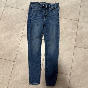 American Eagle Outfitters Dark Blue Skinny Jeans
